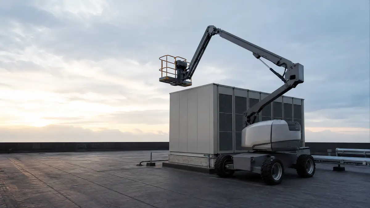 Articulating Boom Lifts jobsite access in Roanoke