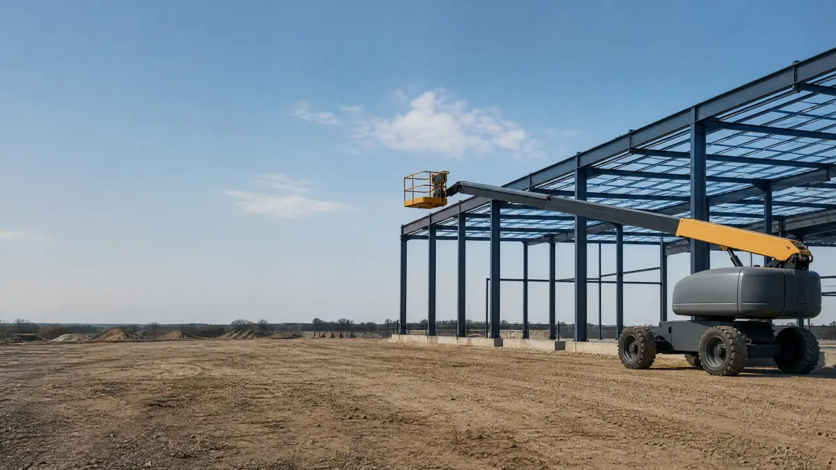 Boom Lifts jobsite access in Roanoke