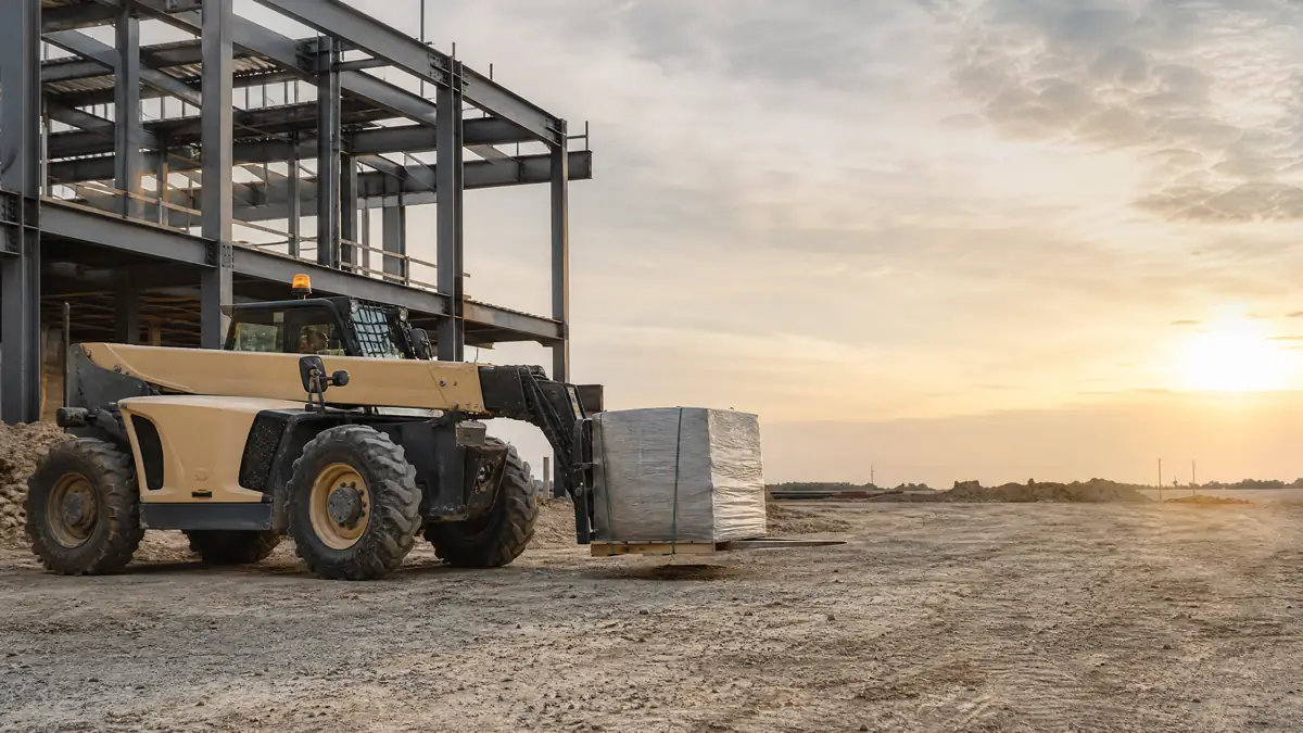 Telehandlers jobsite access in Roanoke